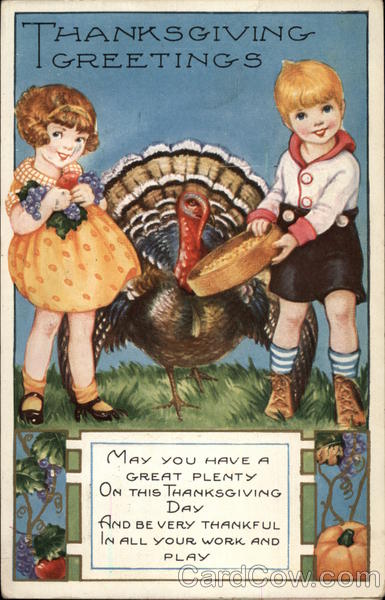 Thanksgiving Greetings Children