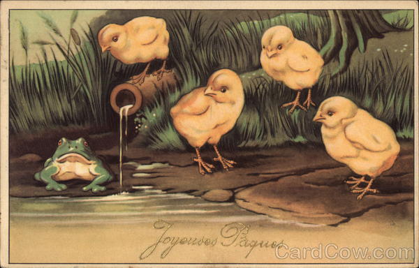 Joyeuses Paques With Chicks
