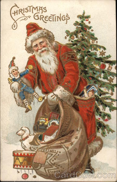 Christmas Greetings Santa Claus