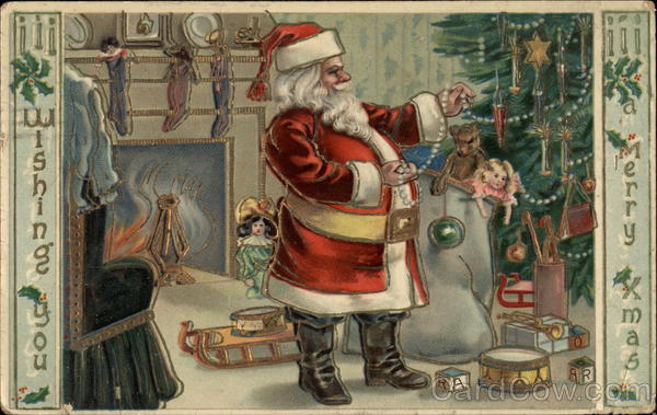 Wishing You a Merry Christmas Santa Claus