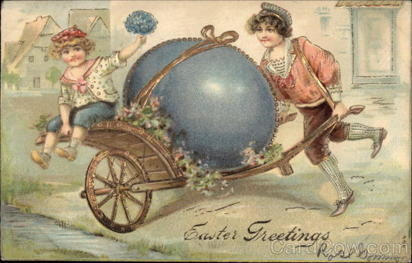 Easter Greetings Eggs