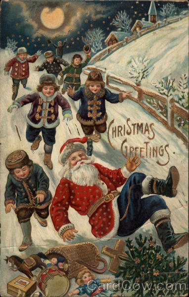 Christmas Greetings Santa Claus
