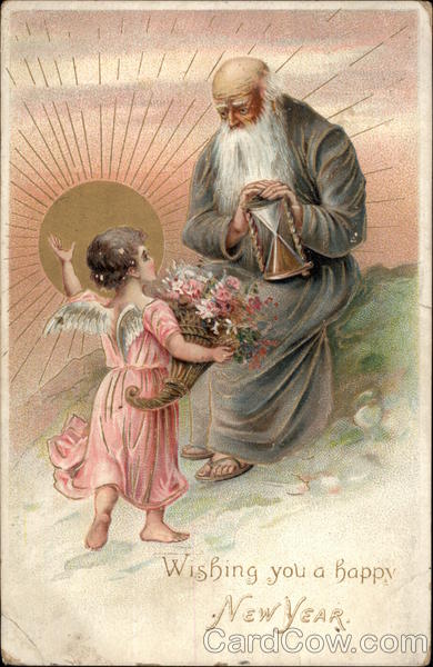 Wishing you a happy New Year Angels & Cherubs