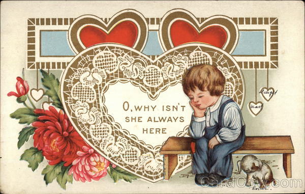 O, why isn't she always here Children