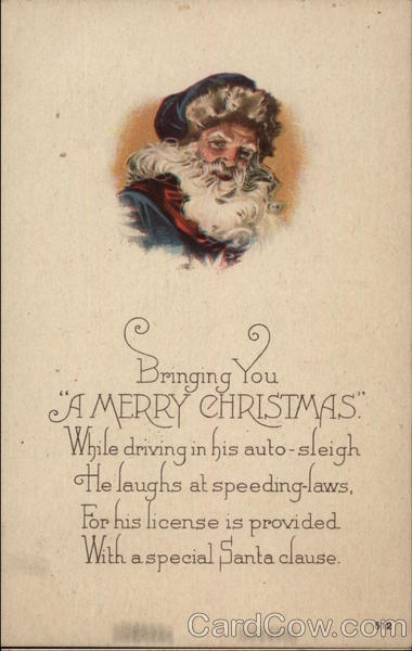 Bringing you A Merry Christmas Santa Claus