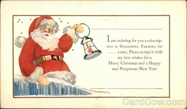 I am ordering for you a subscription to Successful Farming