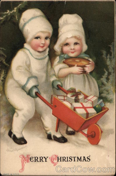 Merry Christmas Ellen Clapsaddle Children