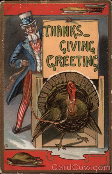 Thanksgiving Greetings Turkeys