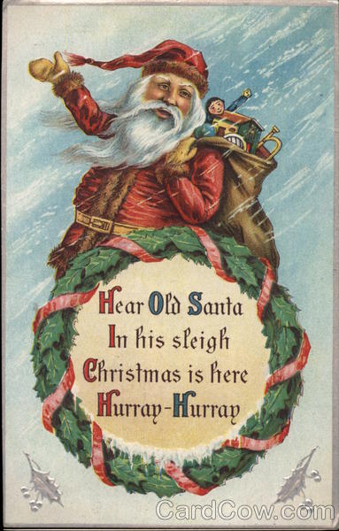 Santa Bringing Toys Santa Claus