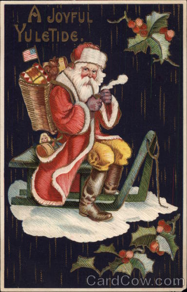 A Joyful Yuletide Santa Claus