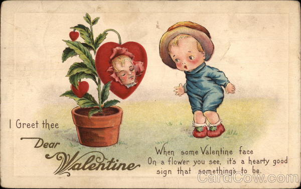 I greet thee dear Valentine Children