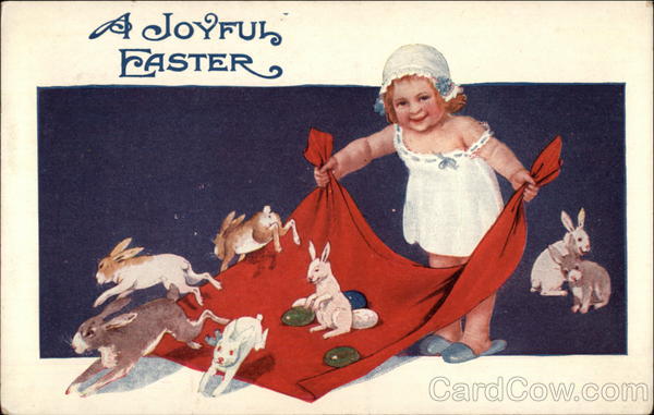 A Joyful Easter With Bunnies