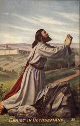 Christ in Gethsemane Postcard