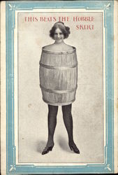 This Beats the Hobble Skirt Postcard