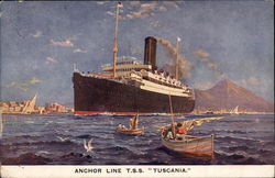 Anchor Line T.S.S. "Tuscania" Postcard