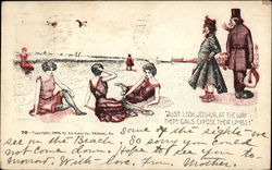 Just Look, Joshua, At The Way Them Gals Expose Their Limbs ! Postcard