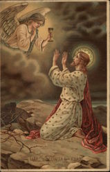 Let Thy Will Be Done Religious Postcard Postcard