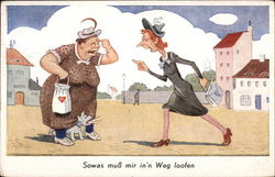 Sowas muss mir in'n Weg loofen Postcard