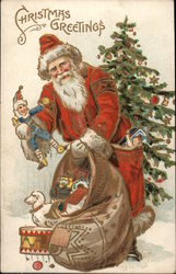 Christmas Greetings Postcard