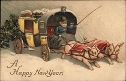 A Happy New Year Postcard