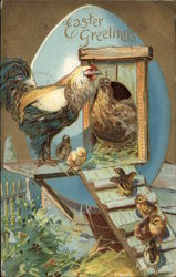 Easter Greetings Postcard