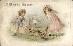 A Happy Easter Postcard