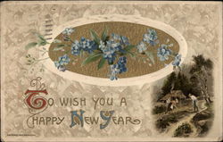 To Wish You A Happy New Year Postcard