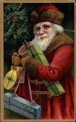 Christmas Greetings Postcard