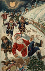 Christmas Greetings Postcard