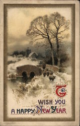 To Wish you a Happy new Year Postcard