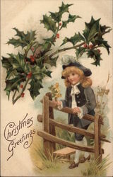 Christmas Greetings Postcard