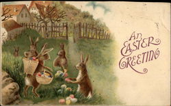 An Easter Greeting Postcard