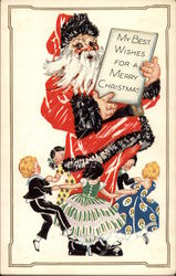 My Best Wishes for a Merry Christmas Postcard