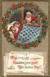 May every joy gladden your heart his festive day! Postcard