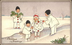 Christmas Greetings Postcard