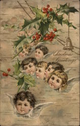 Christmas Greetings Postcard