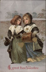 I Greet Thee, Valentine Postcard