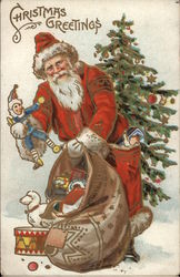 Christmas Greetings Postcard