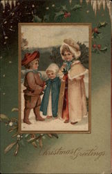 Christmas Greetings Postcard