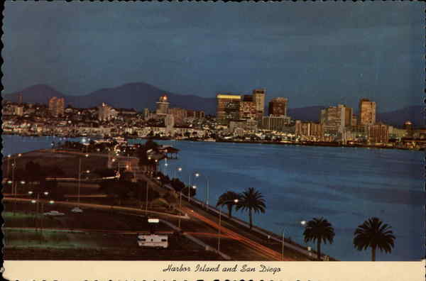Harbor Island and City San Diego California James Blank