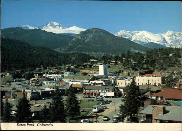 Central Business District Estes Park Colorado Ted and Lois Matthews