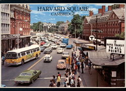 Harvard Square and Harvard University Cambridge Massachusetts
