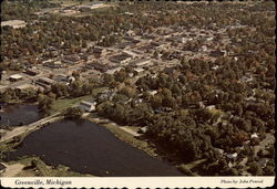 Aerial View of Greenville Michigan