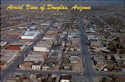 Aerial View of City Douglas Arizona
