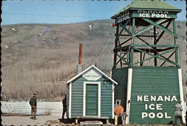 The Big Breakup Town Nenana Alaska