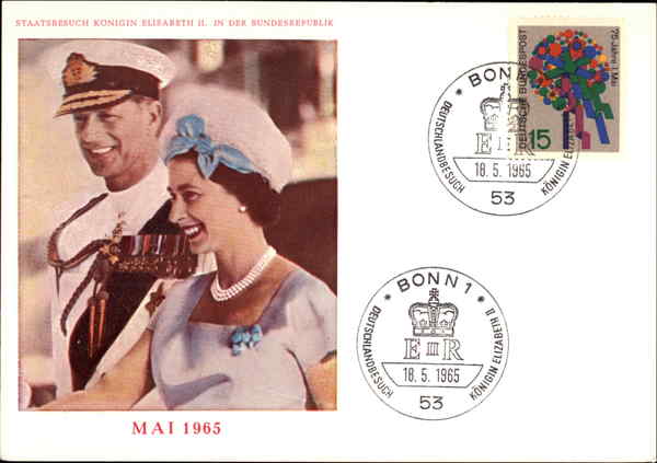 Staatsbesuch Konigin Elisabeth II In Der Bundesrepublic, Mai 1965