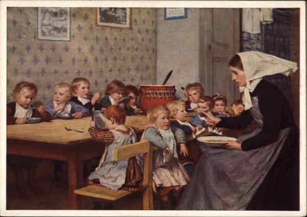 Albert Anker: Die Krippe Art