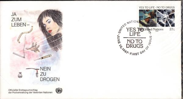 Ja Zum Leben, Nein Zu Drogen First Day Cover First Day Covers