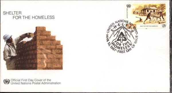 Shelter for the H omeless First Day Covers