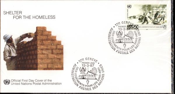 Shelter For the Homless First Day Covers